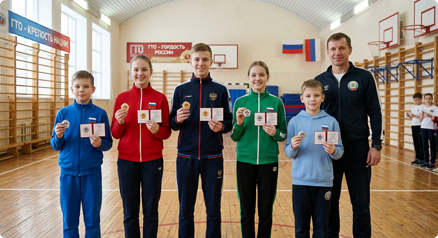 Получение значка ГТО