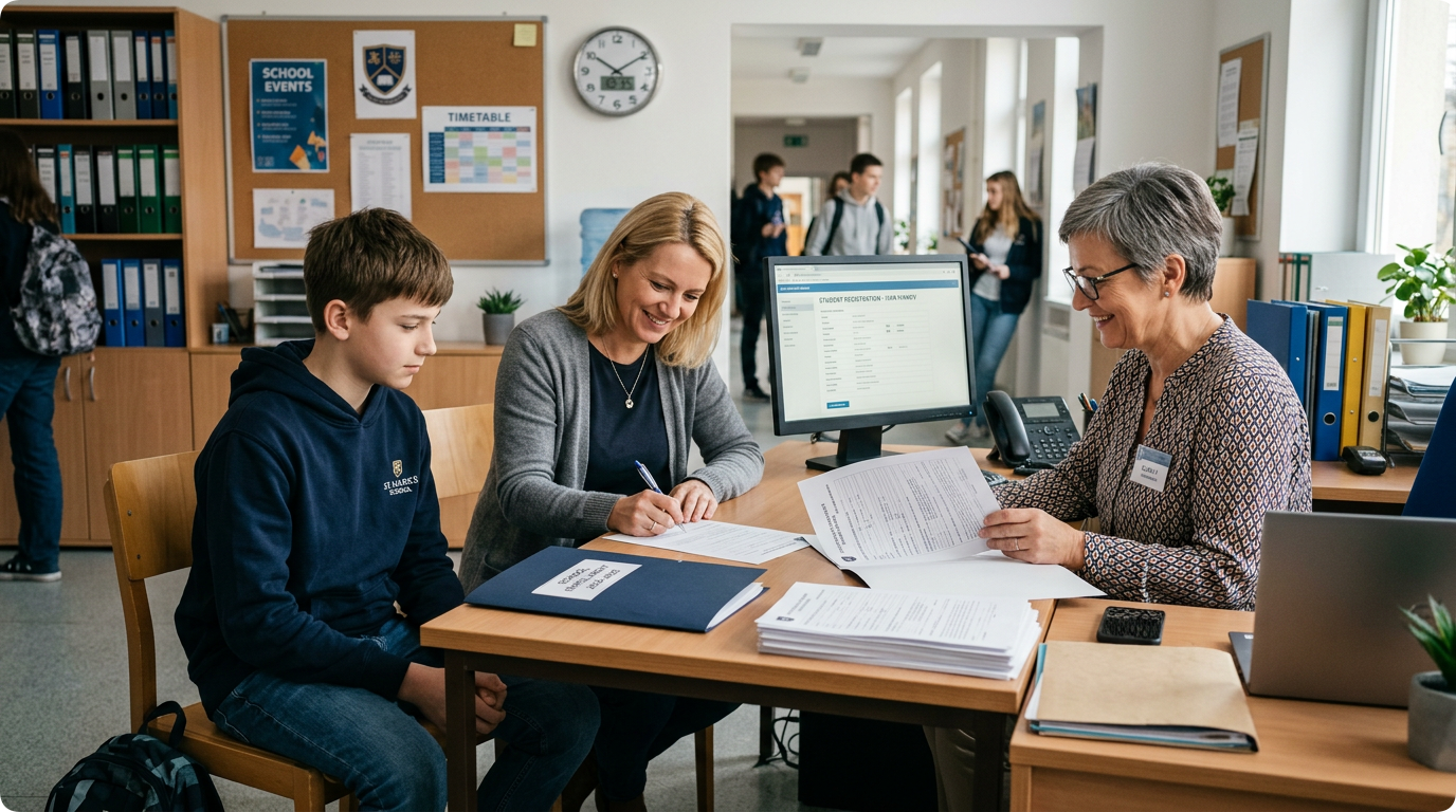 Подаём документы в новую школу