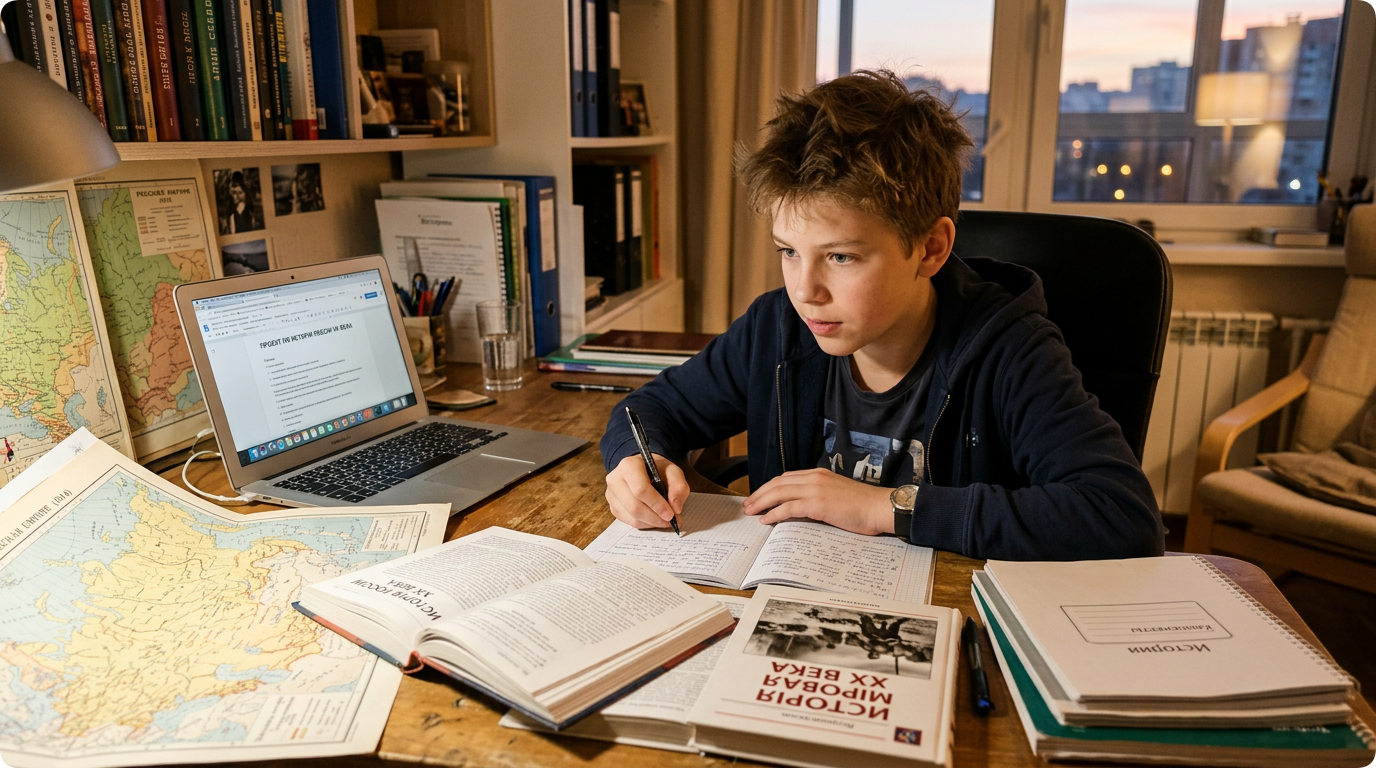 Процесс обучения в средней школе