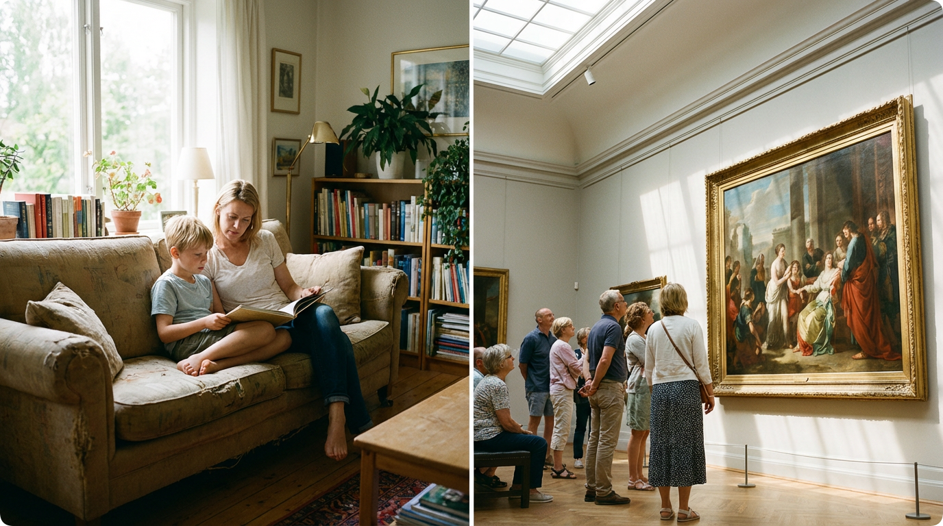 Элементы духовной культуры: от книг до музеев