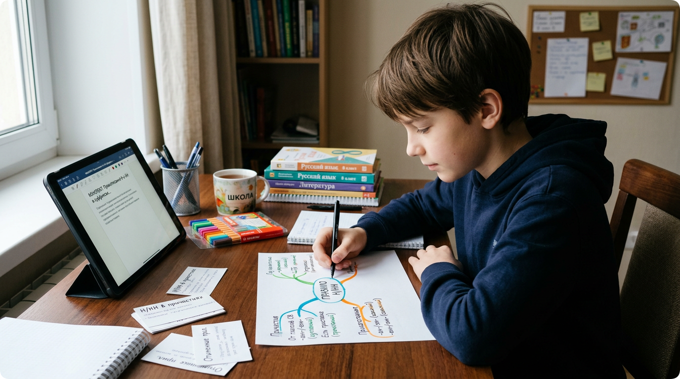 Шаблон карточки и интеллект-карты для правил