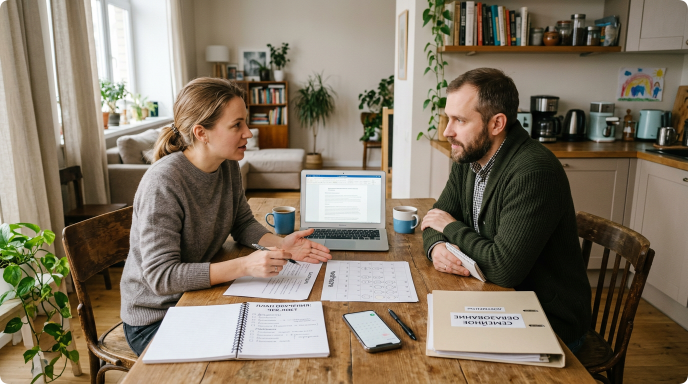 Переход на семейное образование: пошаговый алгоритм на 2026 год