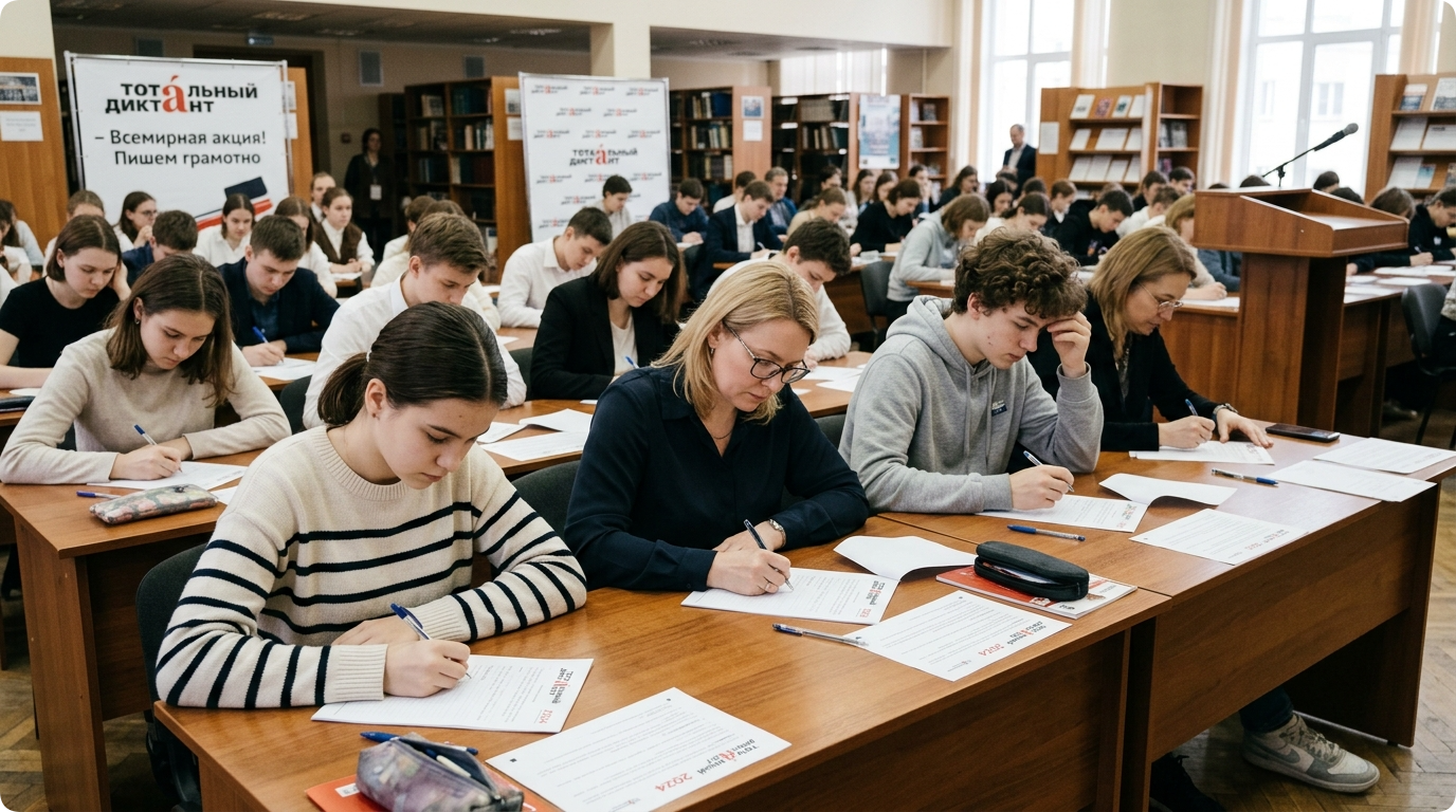 Всероссийский и Тотальный диктант