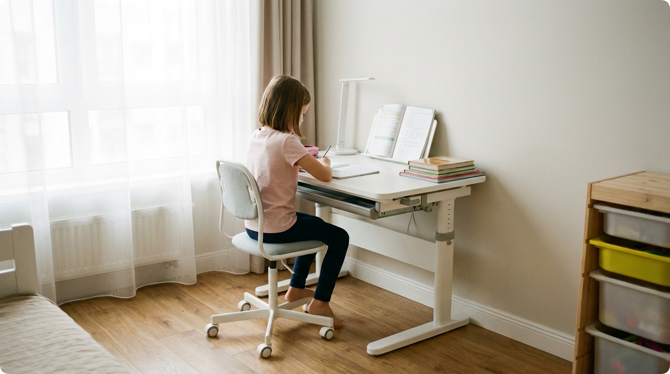 Как выбрать письменный стол для школьника