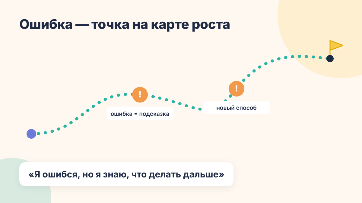 ошибка как точка роста ребёнка